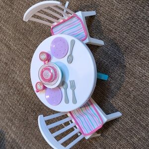 Table And Chairs For American Girl Type Dolls